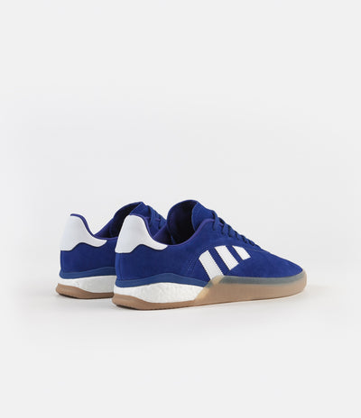 Adidas 3ST.004 Shoes - Collegiate Royal / White / Antique Silver