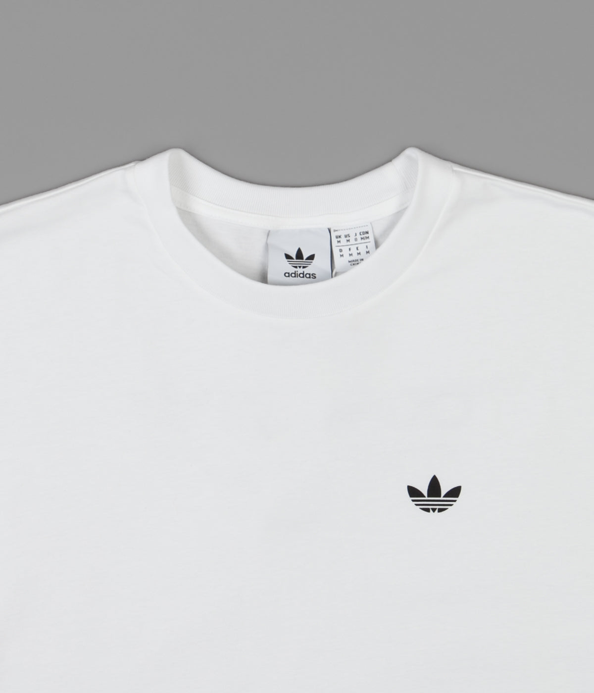 Adidas 4.0 Logo T-Shirt - White / Black | Flatspot