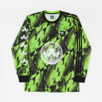 Adidas All Over Print Club Jersey - Solar Green / Black thumbnail