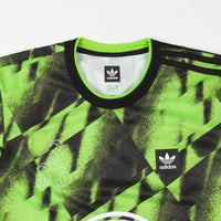 Adidas All Over Print Club Jersey - Solar Green / Black thumbnail