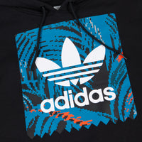 Adidas BB Print Hoodie - Black / Active Teal / Active Orange thumbnail