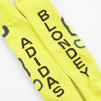 Adidas Blondey Football Socks - Acid Yellow thumbnail