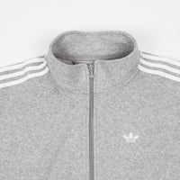 Adidas Bouclette Jacket - Medium Grey Heather / White thumbnail