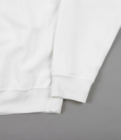 Adidas Bouclette Polo Sweatshirt - Off White / Savannah