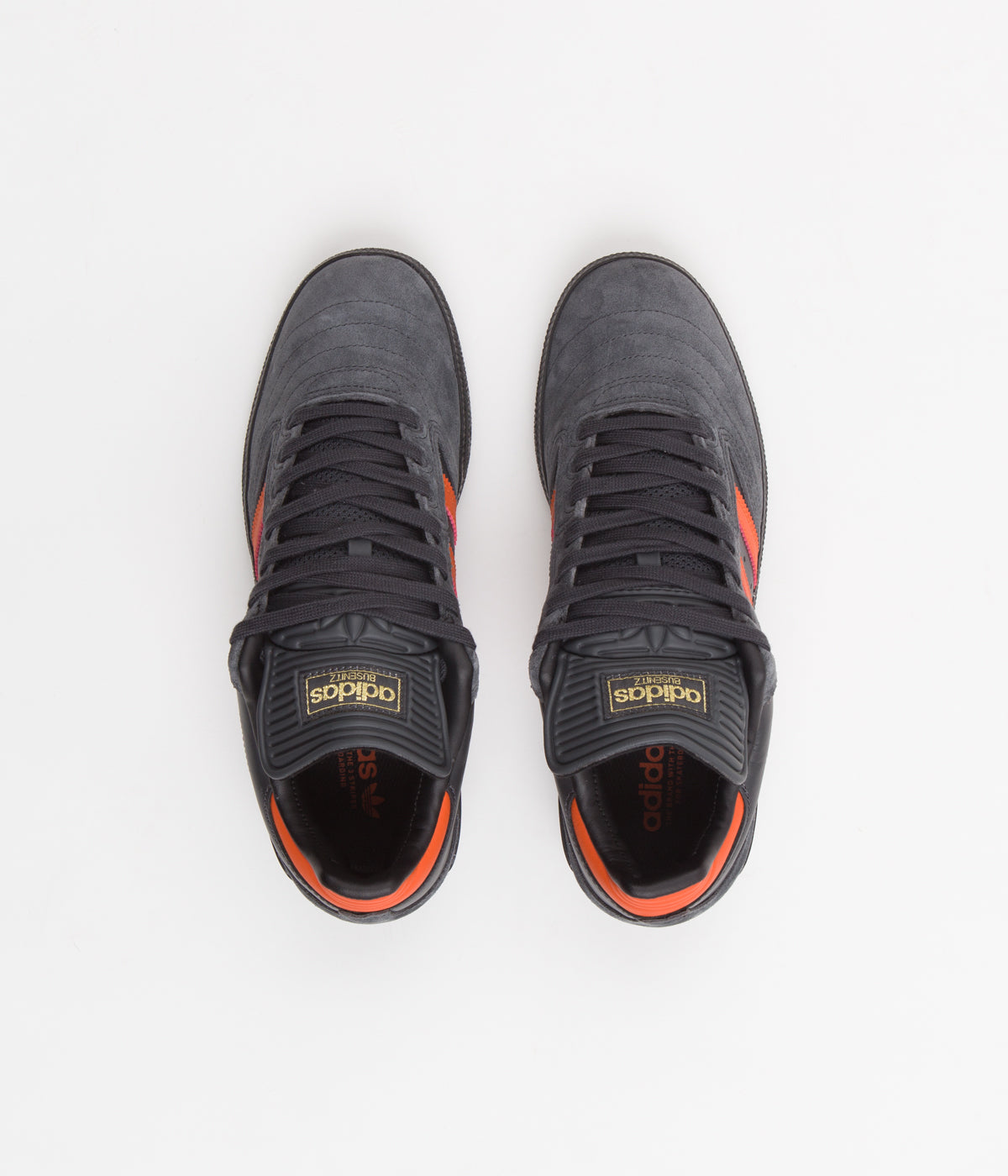 Adidas Busenitz Shoes - Carbon / Collegiate Orange / Core Black | Flatspot