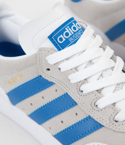 Adidas Busenitz Vulc RX Shoes - Crystal White / Bluebird / White