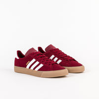 Adidas Campus Vulc II Adv Shoes - Collegiate Burgundy / White / Gum4 thumbnail