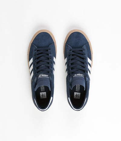 Adidas Campus Vulc II Adv Shoes - Collegiate Navy / White / Gum4