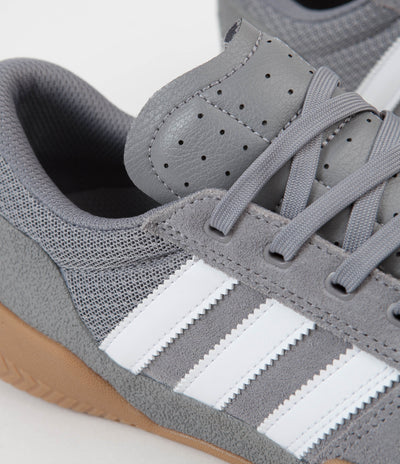 Adidas City Cup Shoes - Grey Three / FTW White / Gum4