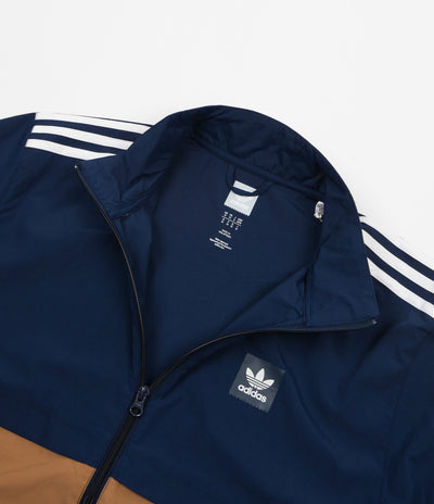 Adidas Class Action Jacket - Collegiate Navy / Raw Desert / White