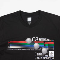 Adidas Colfax T-Shirt - Black / Red / Green / Blue thumbnail