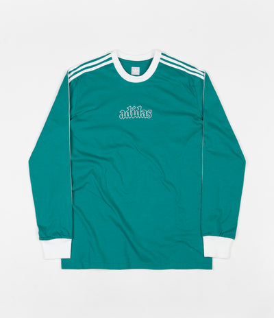 Adidas Creston Long Sleeve T-Shirt - Active Green / White