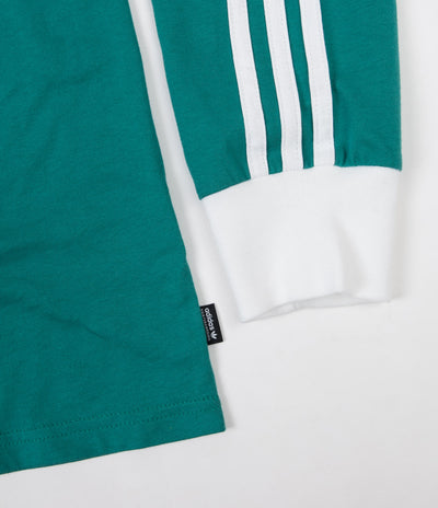 Adidas Creston Long Sleeve T-Shirt - Active Green / White