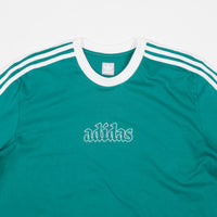 Adidas Creston Long Sleeve T-Shirt - Active Green / White thumbnail