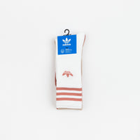 Adidas Crew Socks (3 Pair) - White / Beige / Multi thumbnail