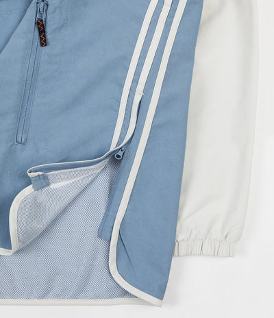 Adidas Dakari Windbreaker Jacket - Raw White / Raw Grey