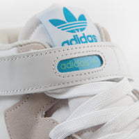 Adidas Diego Forum 84 Mid ADV Shoes - FTWR White / Signal Cyan / Grey One thumbnail