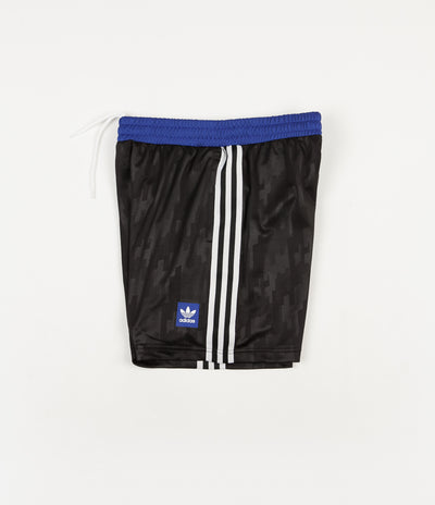 Adidas Dodson Shorts - Black / White / Active Blue