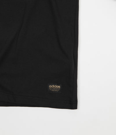 Adidas Eastern Long Sleeve T-Shirt - Black / Tactile Gold Metallic