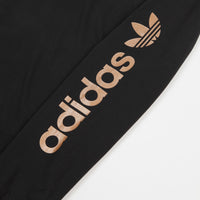 Adidas Eastern Long Sleeve T-Shirt - Black / Tactile Gold Metallic thumbnail