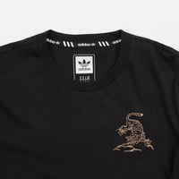 Adidas Eastern Long Sleeve T-Shirt - Black / Tactile Gold Metallic thumbnail