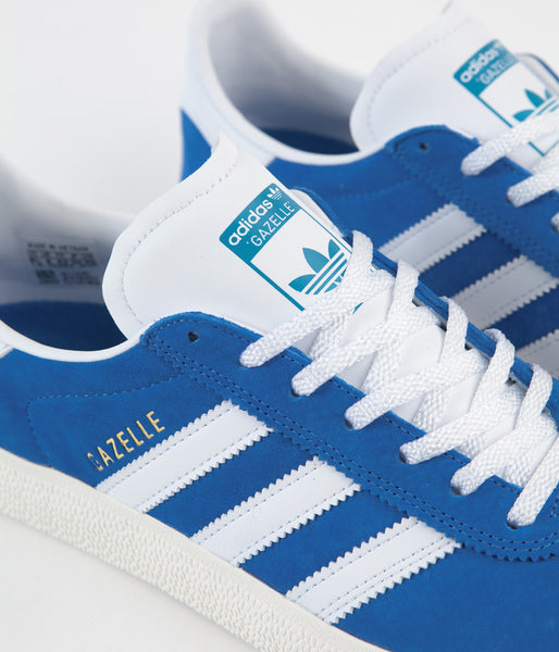 Adidas Gazelle ADV Shoes - Bluebird / White / White | Flatspot