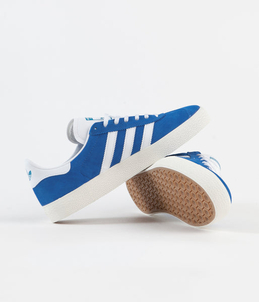 Adidas Gazelle ADV Shoes - Bluebird / White / White | Flatspot