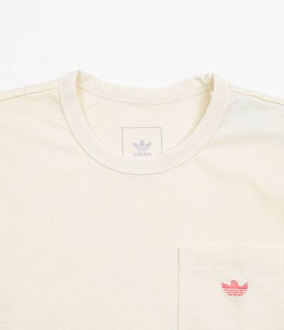 Adidas Heavyweight Shmoofoil Pocket T-Shirt - Cream White / Semi Turbo