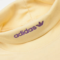 Adidas High Collar Long Sleeve T-Shirt - Easy Yellow / Active Purple thumbnail