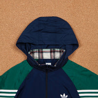 Adidas Lightweight Track Jacket Night Indigo Collegiate Green Wh Flatspot