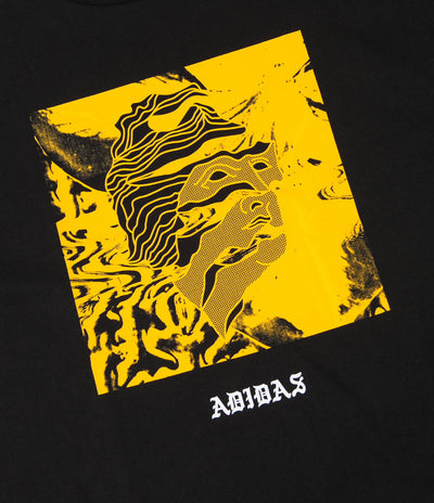 Adidas Manoles Alias T-Shirt - Black / Active Gold / White