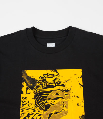 Adidas Manoles Alias T-Shirt - Black / Active Gold / White