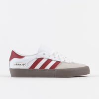 Adidas Matchbreak Super Shoes - White / Power Red / Gum thumbnail