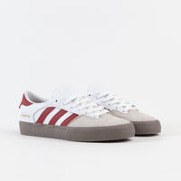 Adidas Matchbreak Super Shoes - White / Power Red / Gum thumbnail