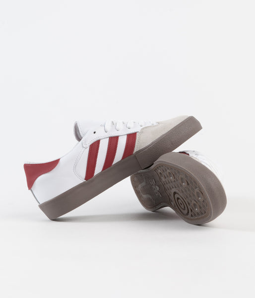 Adidas Matchbreak Super Shoes - White / Power Red / Gum | Flatspot