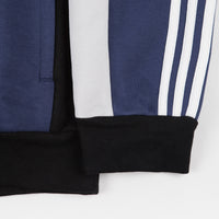 Adidas Modular Quarter Zip Sweatshirt - Tech Indigo / Grey One / White / Black thumbnail