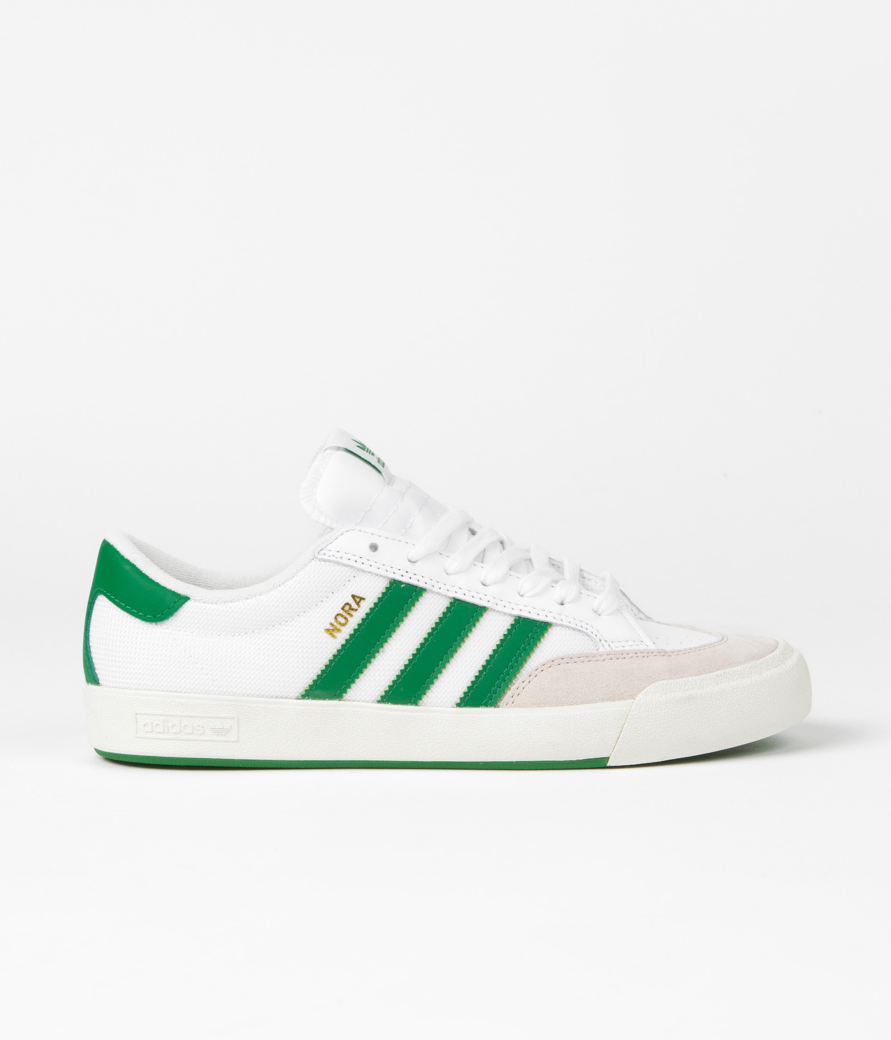 Adidas Nora Shoes - FTWR White / Green / FTWR White | Flatspot