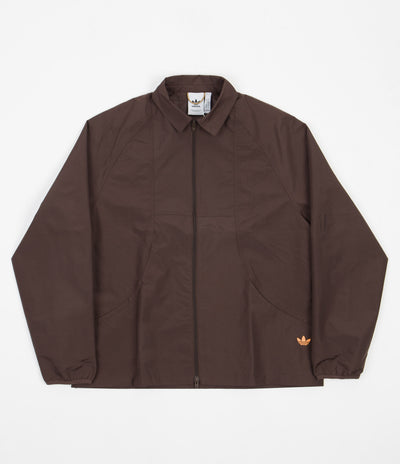 Adidas Outer Station Jacket - Brown / Orange Rush