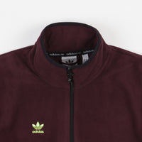 Adidas Polar Anorak Jacket - Maroon / Mineral Red / Signal Green thumbnail