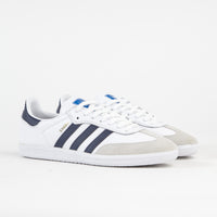 Adidas Samba Adv Shoes - FTWR White / Shadow Navy / FTWR White thumbnail