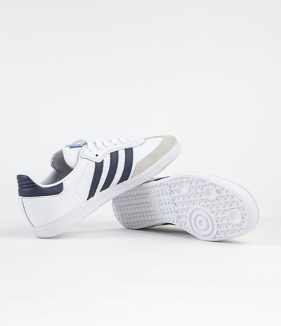 Adidas Samba Adv Shoes - FTWR White / Shadow Navy / FTWR White