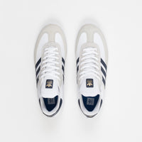 Adidas Samba ADV Shoes - White / Collegiate Navy / Gold Metallic thumbnail