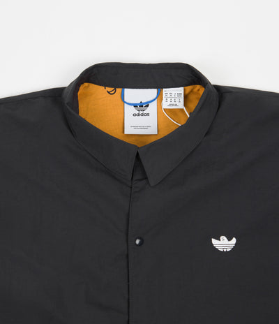 Adidas Shmoofoil Coach Jacket - Carbon / Focus Orange / White