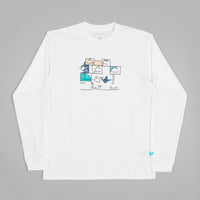 Adidas Shmoofoil Pool Long Sleeve T-Shirt - White / Multi thumbnail