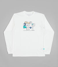 Adidas Shmoofoil Pool Long Sleeve T-Shirt - White / Multi