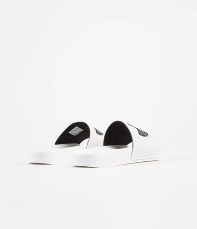 Adidas Shmoofoil Slides - White / Black / White