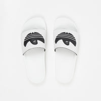 Adidas Shmoofoil Slides - White / Black / White thumbnail