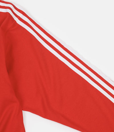 Adidas Solid Rugby Shirt - Vivid Red / White