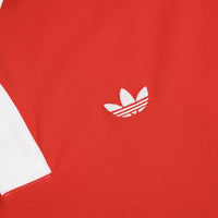 Adidas Solid Rugby Shirt - Vivid Red / White thumbnail