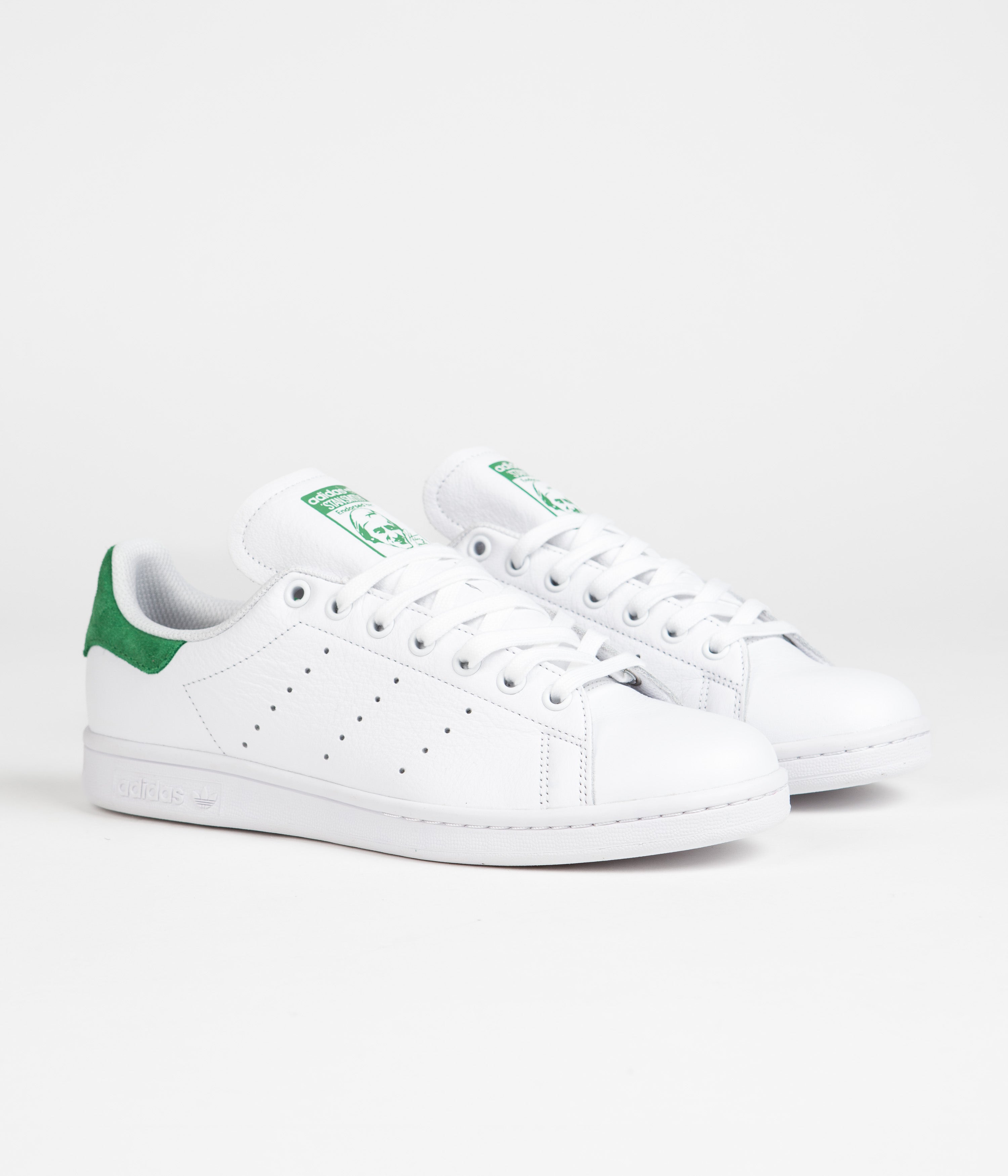 Adidas Stan Smith ADV Shoes - FTWR White / FTWR White / Green | Flatspot